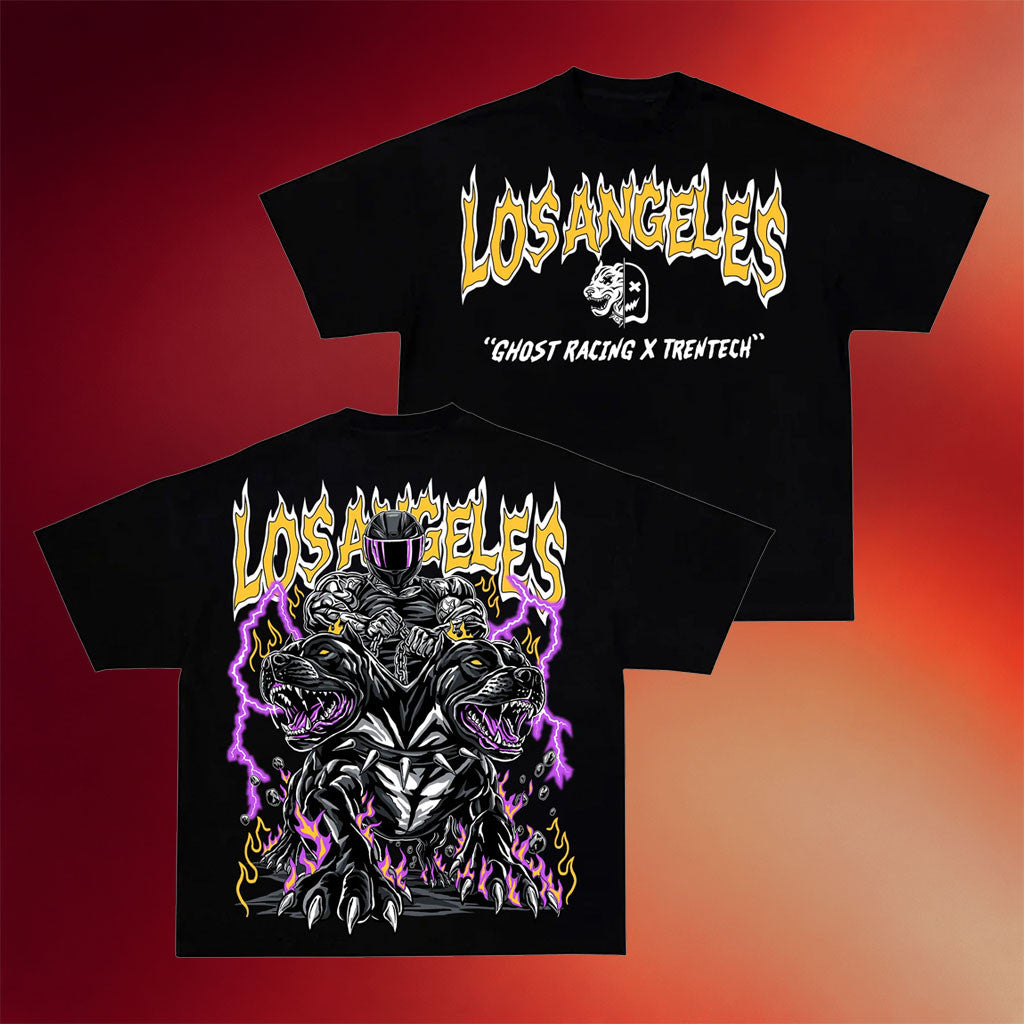 Ghost Racing Merch 2026 Los Angeles GXT Shirt Black Birthday Ideas For Boyfriend - Merchluma