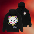XPLR Merch 2026 Graffiti Zip Hoodie Black Sam And Colby Merch Cool Gift For Friends - Merchluma