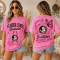 Florida State Seminoles 2026 NCAA Pink October Breast Cancer Awareness Fan Pride Unisex T Shirt - Merchluma