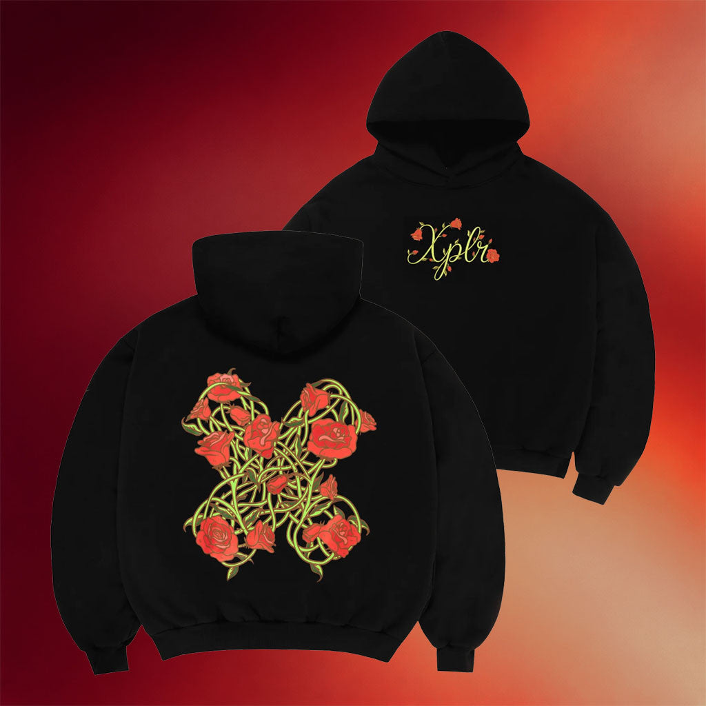 XPLR Merch 2026 Rosy Hoodie Black Sam And Colby Merch Birthday Gift Ideas For Her - Merchluma