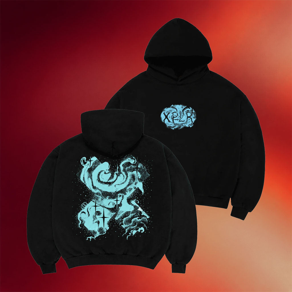 XPLR Merch 2026 Starry Night Hoodie Black Sam And Colby Merch Birthday Gift For Him - Merchluma