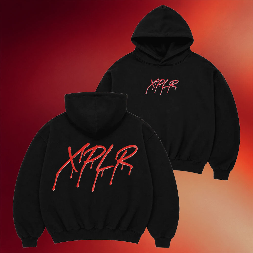 XPLR Merch 2026 Vamp Hoodie Black Sam And Colby Merch Unique Birthday Gift For Friends - Merchluma