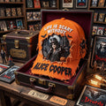 Alice Cooper Life Is Scary Without Orange Distressed Baseball Cap Alice Cooper Merch Him Gifts - Merchluma