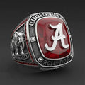 Alabama Crimson Tide Logo Red Stone Championship Ring Alabama Crimson Tide Merch Gift For Fans - Merchluma