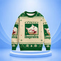 Funny Ibuprofen Meme Cat Christmas Ugly Sweatshirt 2026 Featured - Merchluma