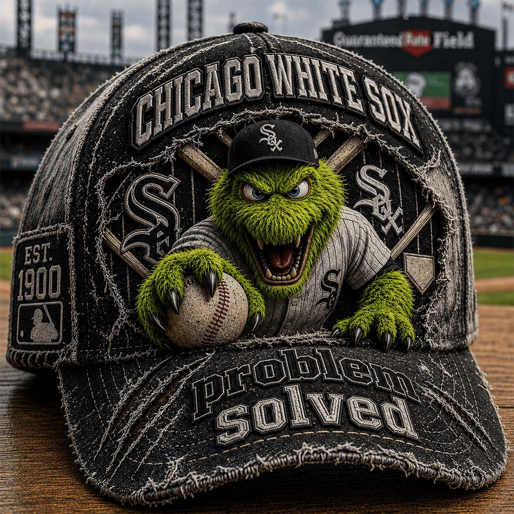 Chicago White Sox Problem Solved Vintage Hat 2026 White Sox Merch Present For Baseball Fans - Merchluma