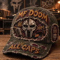 MF DOOM All Caps Vintage Hat MF DOOM Merch Best Gift For Rapper Fans - Merchluma