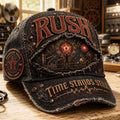 RUSH Starman Hat Time Stands Still Vintage Cap RUSH Band Merch Gift For Music Lovers - Merchluma