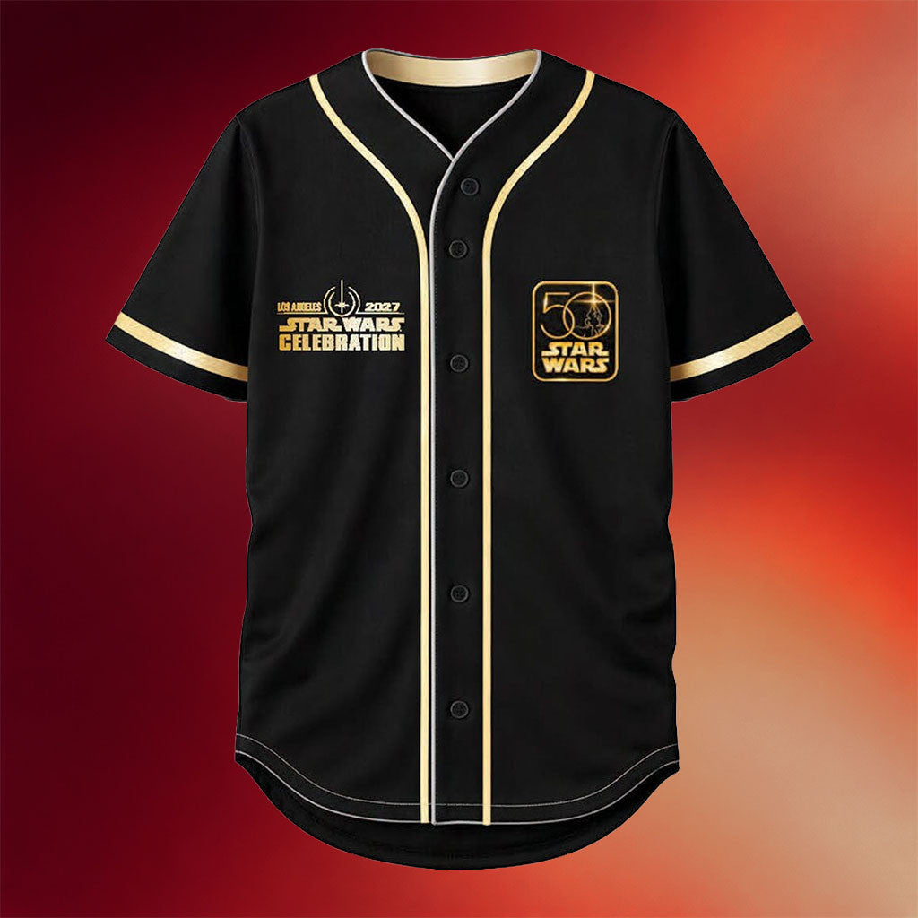 Star Wars Celebration Merch 2027 Star Wars 50th Anniversary Baseball Jersey Gifts For Brothers - Merchluma