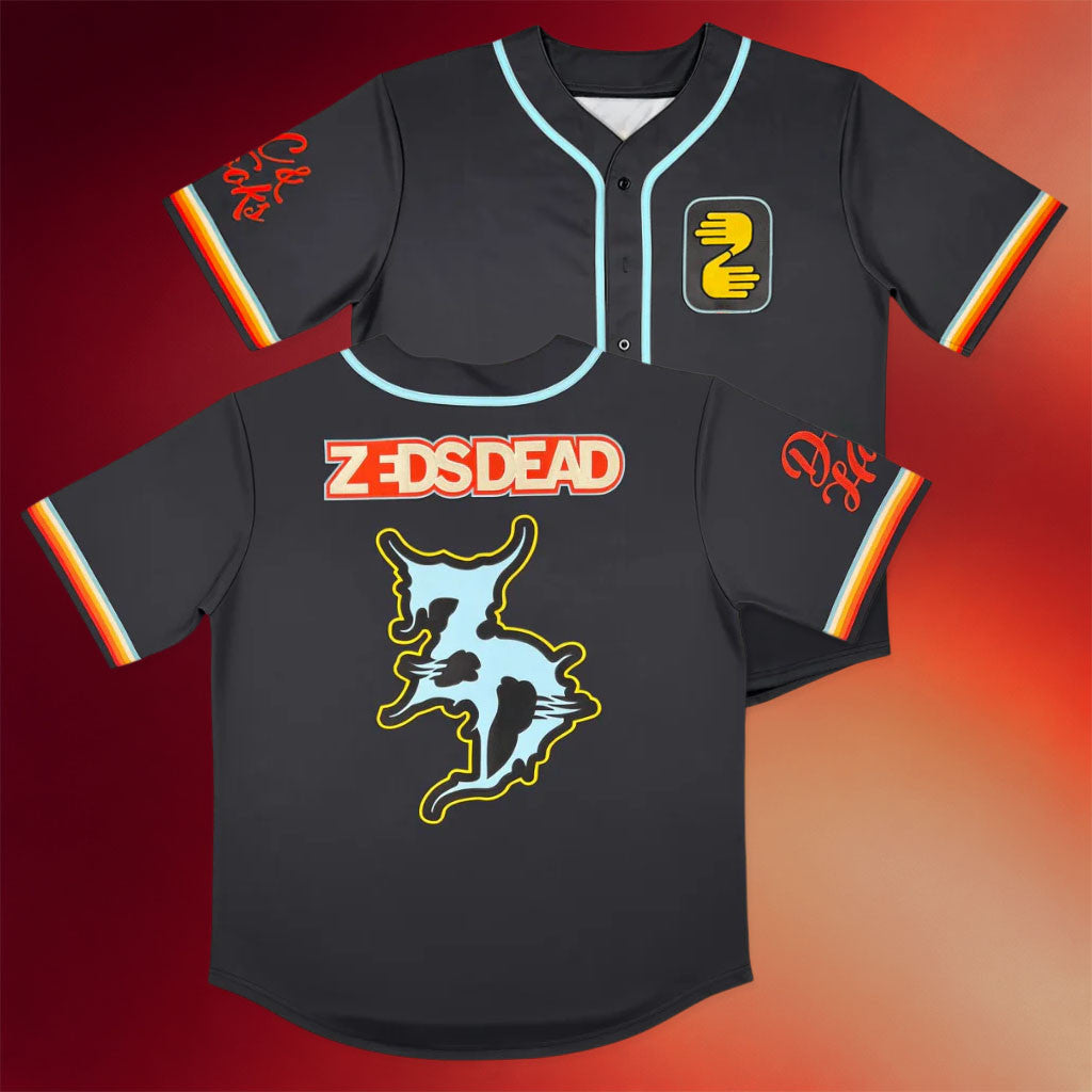 Zeds Dead Merch 2026 Retrontario Baseball Jersey Music Related Gifts For Guys - Merchluma