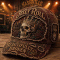 Jelly Roll Beautifully Broken Hat Vintage Cap Jelly Roll Merch Present For Rapper Fans - Merchluma