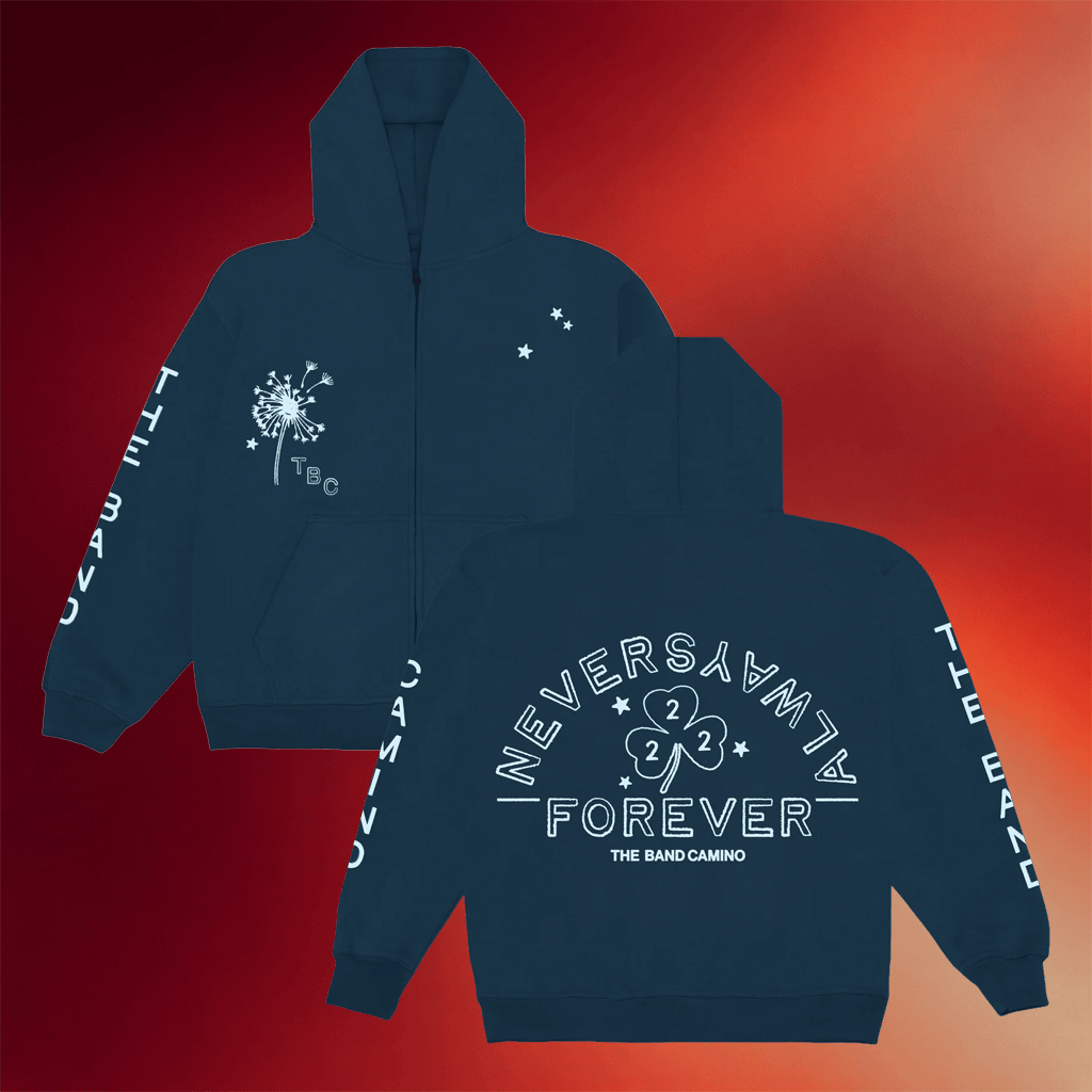 The Band CAMINO Merch 2026 Never Always Zip Hoodie Unique Gifts For Music Lovers - Merchluma