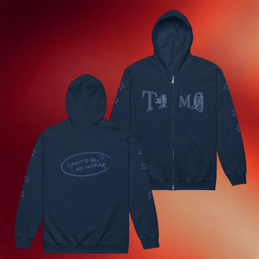 Universal Music Merch 2026 Canto Para No Llorar Timo Zip Hoodie Gift Ideas For Friends - Merchluma
