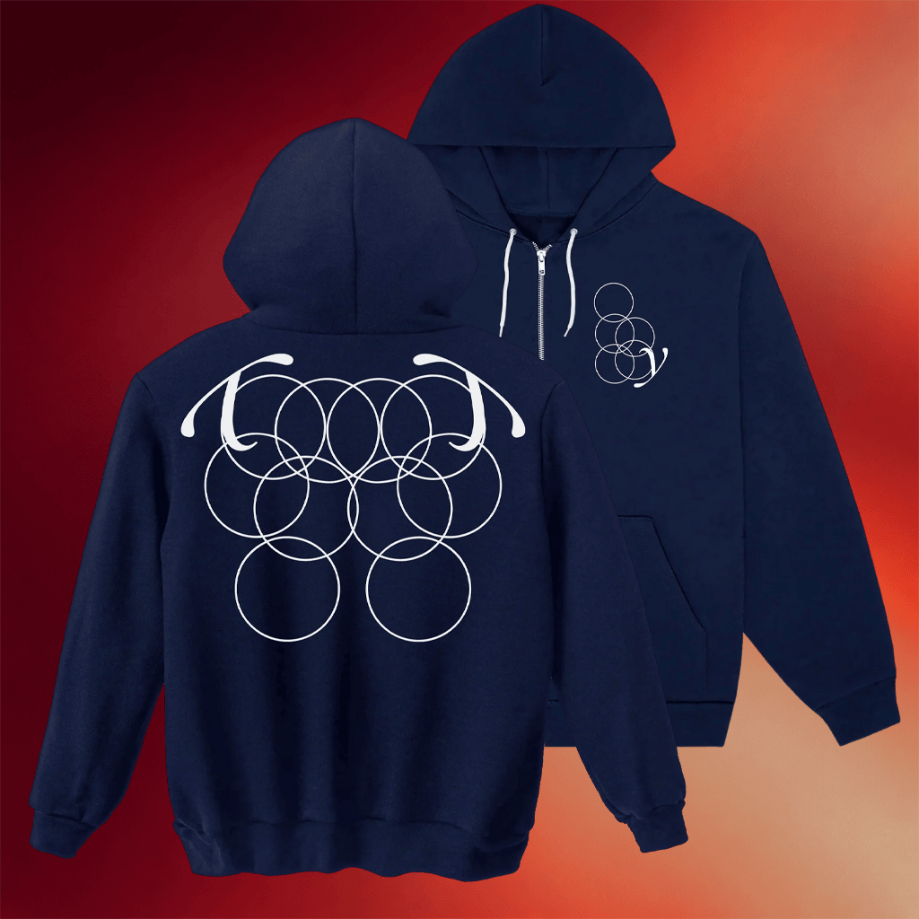 DeadAir Merch Navy Zip Hoodie Birthday Presents For Boyfriend - Merchluma