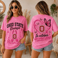 Ohio State Buckeyes 2026 Pink October Breast Cancer Awareness Pride T-Shirt Buckeyes Merch - Merchluma
