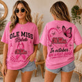 Ole Miss Rebels 2026 Pink October Breast Cancer Awareness Pride T-Shirt Rebels Merch Fan Gear - Merchluma