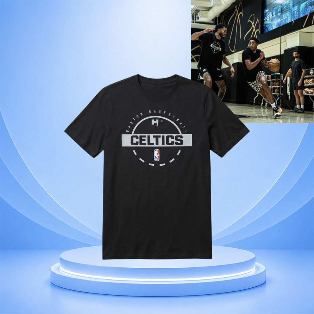 Jayson Tatum In Boston Celtics Practice T-Shirt Boston Celtics Merch Gifts For Basketball Fan - Merchluma