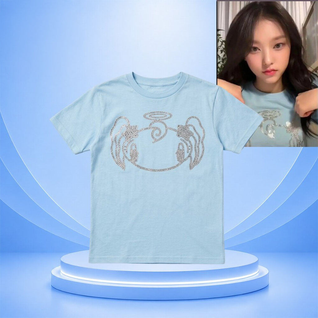 Haerin Newjeans Shalom Puro Bomb T-Shirt Fan Merch Gifts For Besties - Merchluma