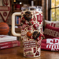 Indiana Hoosiers Merch 2026 Hoosier Nation Cream And Crimson Game Day Ready Tumbler Fan Gifts - Merchluma