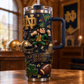 Notre Dame Fighting Irish Merch 2026 Play Like A Champion Go Irish Tumbler Football Lover Gifts - Merchluma