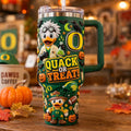 Oregon Ducks Merch 2026 Quack Or Treat Halloween Tumbler Gift For Football Lovers - Merchluma