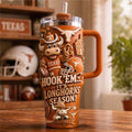 Texas Longhorns Merch 2026 Hook'em It's Longhorns Season Tumbler Gift For Football Lovers - Merchluma