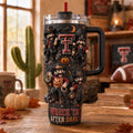 Texas Tech Red Raiders Merch Wreck 'Em After Dark Halloween Tumbler Gift For Brothers - Merchluma