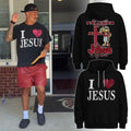 I Love Jesus x Atlanta Falcons In My Veins Hoodie 2026 Christian Apparel Atlanta Falcons Merch - Merchluma