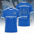 Hamburger SV 140th Anniversary Soccer Club Shirt Hamburger SV Merch Best Gifts For Football Fans - Merchluma