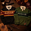 Harry Potter Gryffindor And Slytherin Long Sleeve Rugby Shirt Harry Potter Merch Fan Gifts - Merchluma