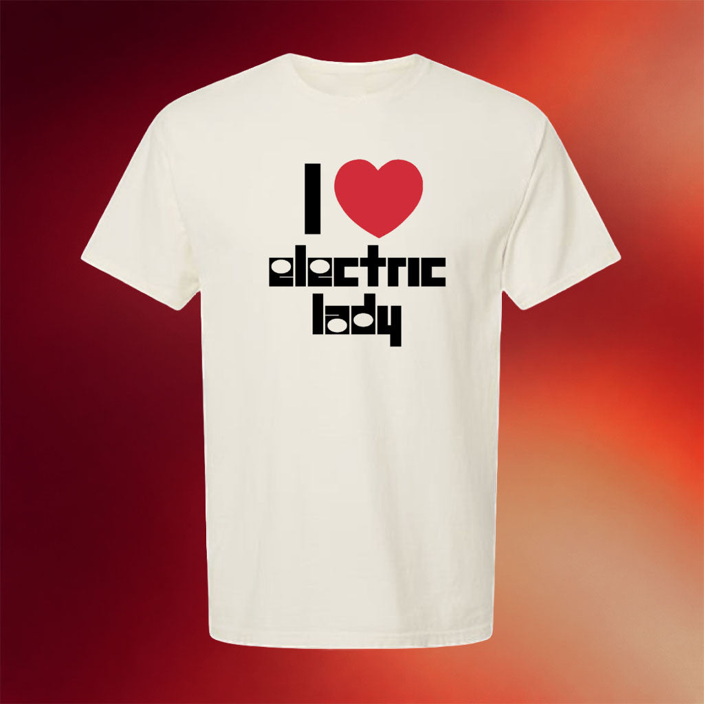 Electric Lady Studios Merch 2026 I Love Electric Lady T-Shirt Present For Friends - Merchluma