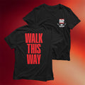 Aerosmith Merch 2026 Aerosmith X RUN DMC Walk This Way Logo T-Shirt Gift For Music Fans - Merchluma