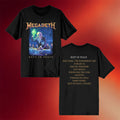 Megadeth Merch 2026 Rust In Peace Tracklist T-Shirt Unique Gift For Metal Band Fans - Merchluma