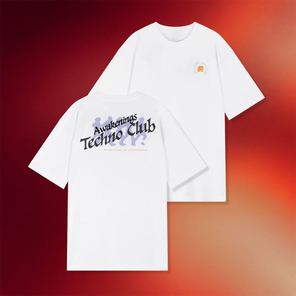 Awakenings Merch 2026 Awakenings Techno Club T-Shirt White Gift Ideas For Brothers - Merchluma