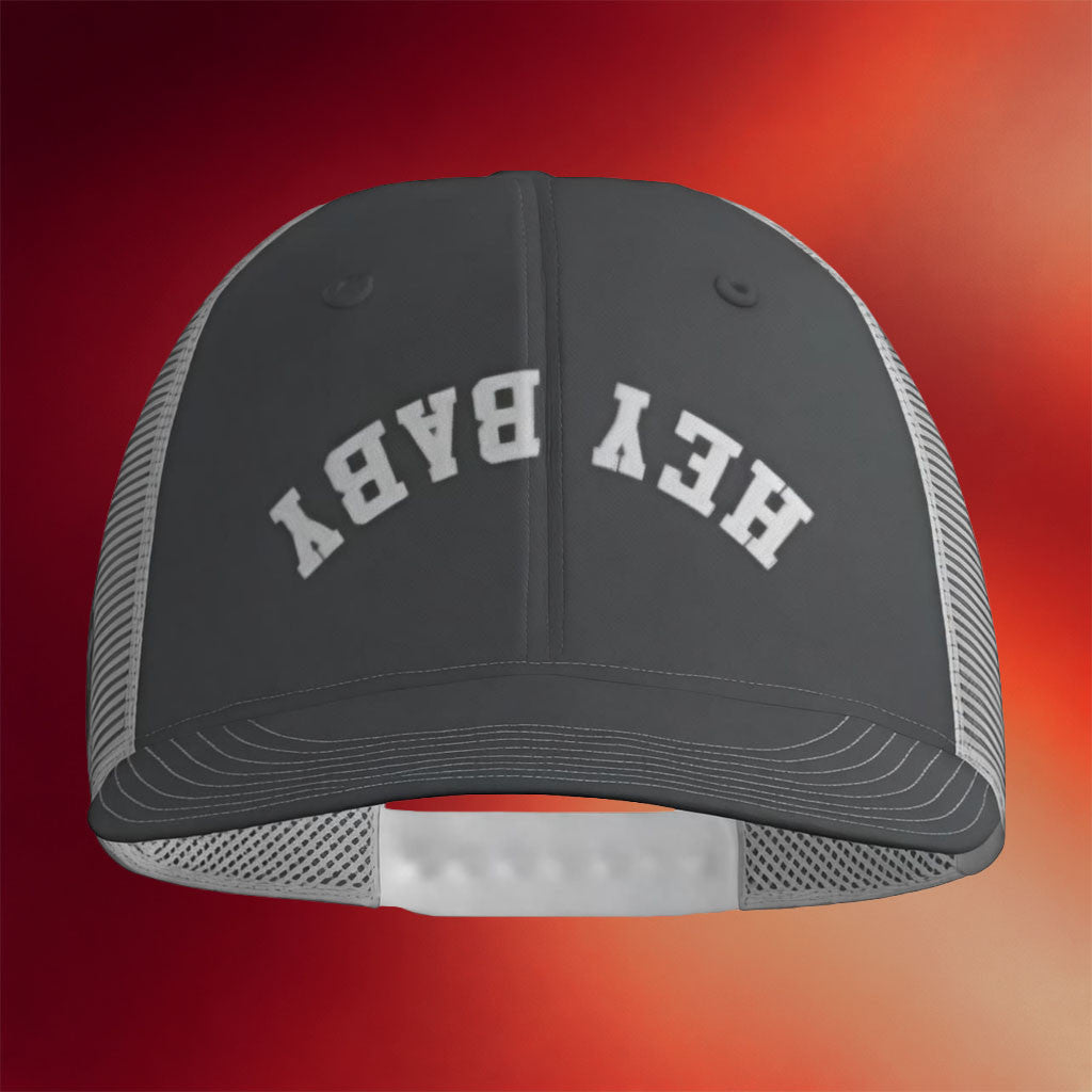 Brandon Davis Merch 2026 Hey Baby Upside Down Hat Embroidered Gift For Brothers - Merchluma
