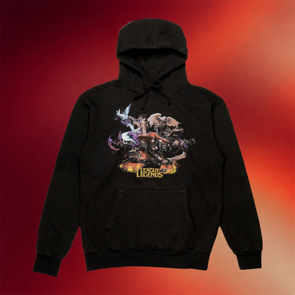 Riot Games Merch 2026 League Of Legends Classic Hoodie Black LoL Merch Gift For Game Lovers - Merchluma