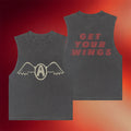 Aerosmith Merch 2026 Get Your Wings Album Logo Tank Top Gift For Rock Band Fans - Merchluma