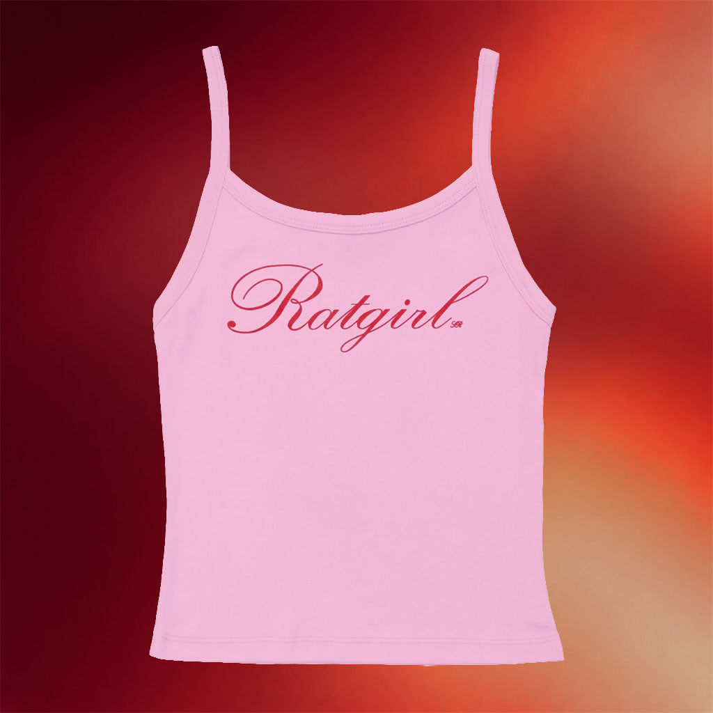 Stray Rats Merch 2026 Ratgirl Script Tank Top Birthday Presents For Sisters - Merchluma