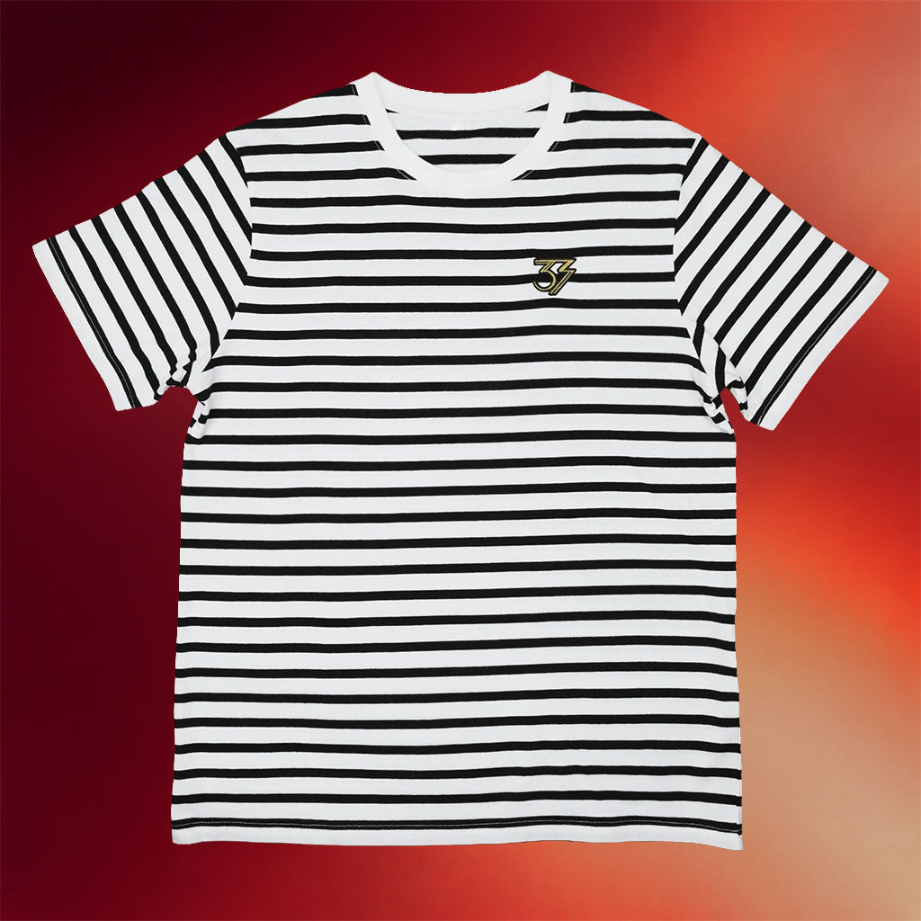 Fangamer Merch Clair Obscur Expedition 33 Baguette Striped Shirt 2026 Gift For Gamers - Merchluma