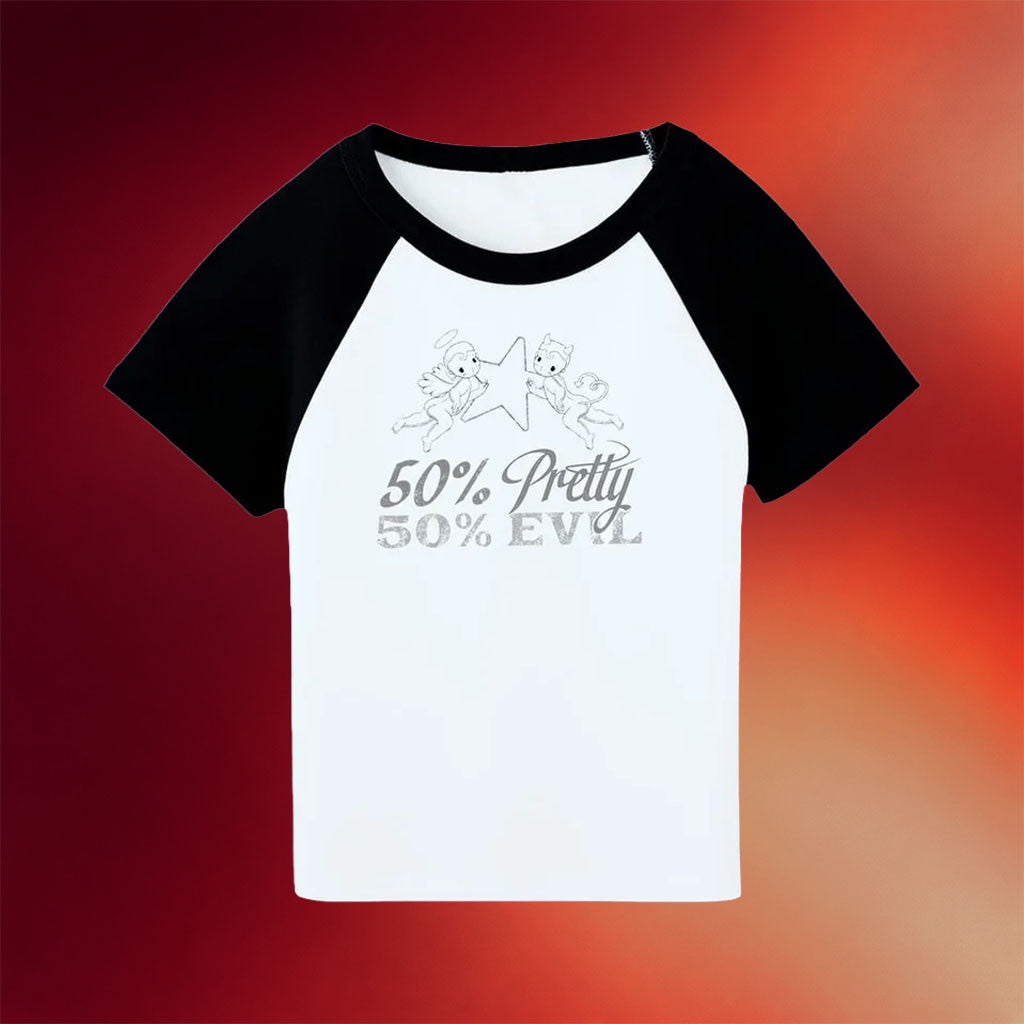 Ellise Merch 2026 Pretty Evil Baby Tee Music Lover Gift Ideas For Her - Merchluma