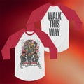 Aerosmith Merch 2026 Aerosmith X RUN DMC Walk This Way Raglan Shirt Present For Music Lovers - Merchluma