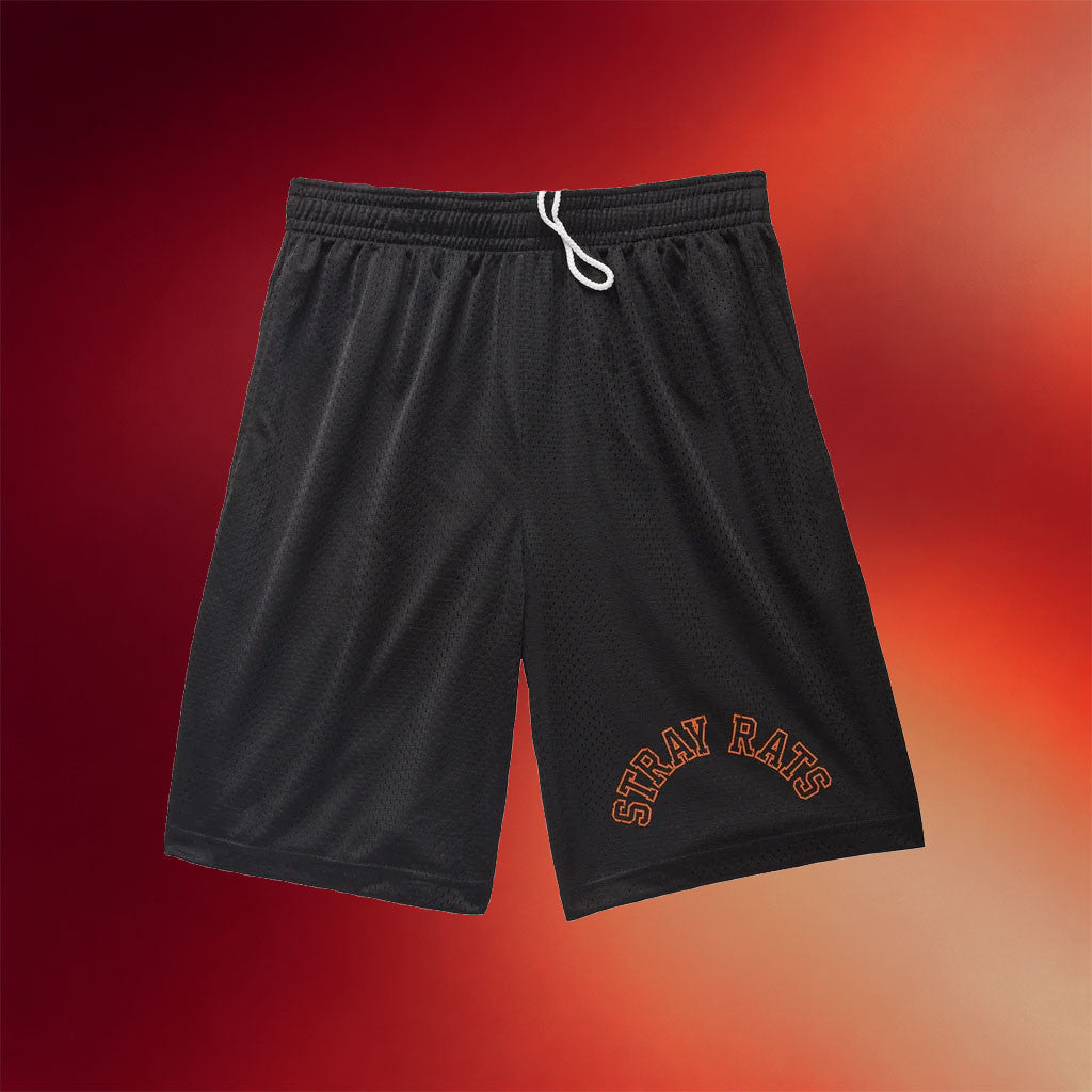 Stray Rats Merch 2026 Arch Logo Shorts Black Best Gift For Brothers - Merchluma
