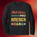 8646 Merch Pro America Anti Biden 8646 Vintage Long Sleeve Shirt Political Gifts Ideas - Merchluma