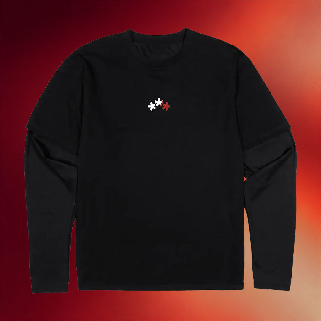 Bloody Sunday Merch 2026 Sunday Sport Black Twofer Long Sleeve Shirt Present For BFF - Merchluma