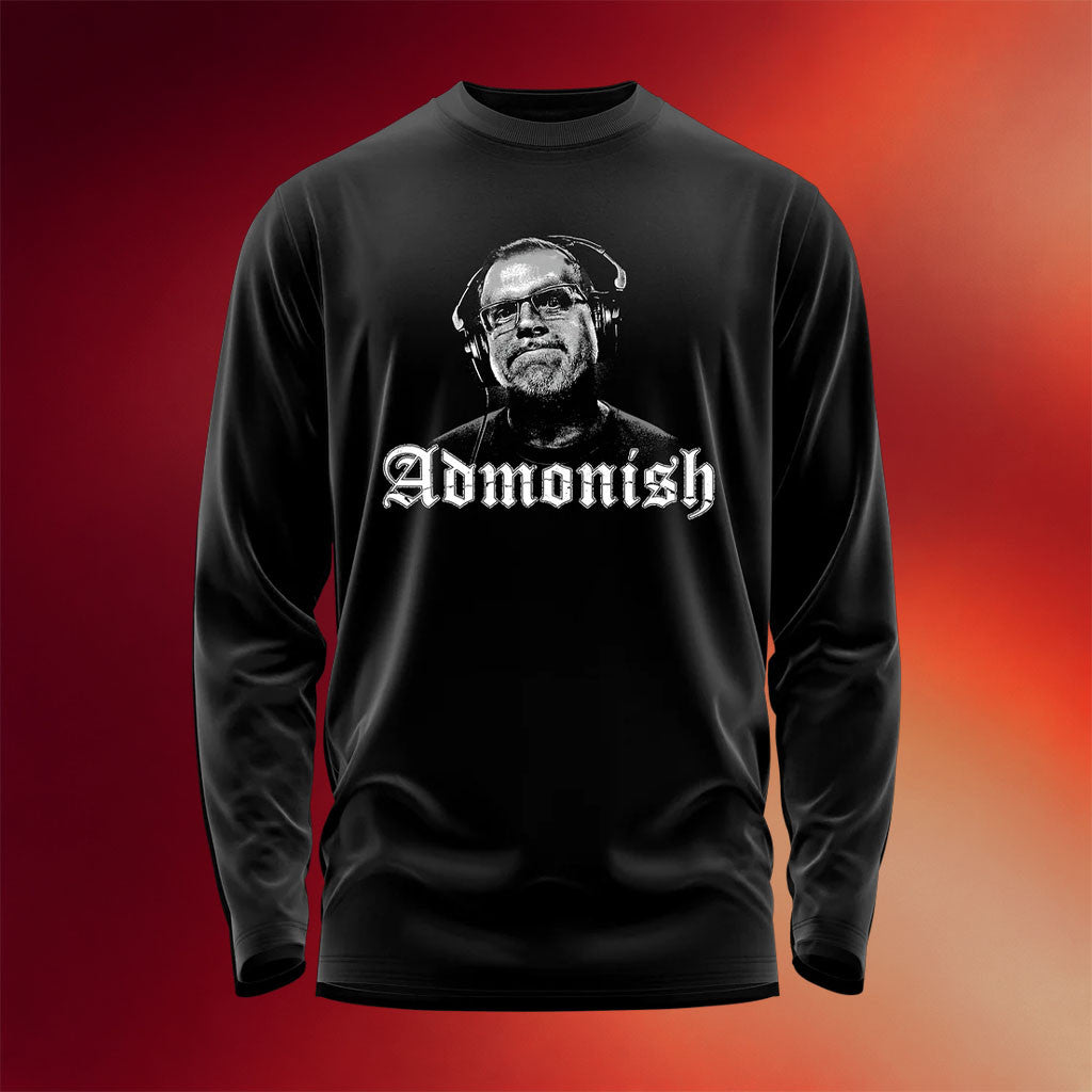 Crowder Merch Admonish Long Sleeve Shirt Black Presents For Boyfriend - Merchluma