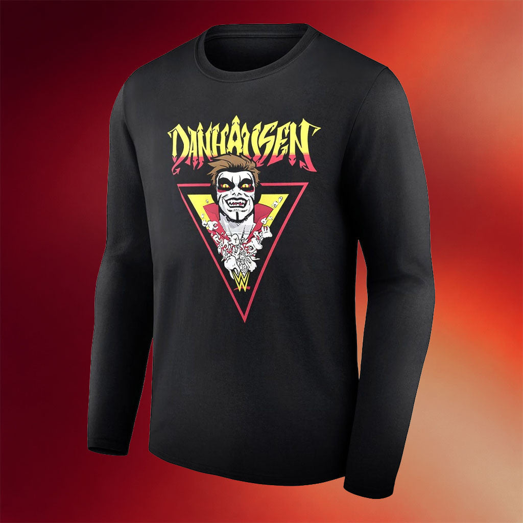 Danhausen Merch 2026 Cursed WWE Long Sleeve Shirt Danhausen Shirts Gifts For Wrestling Fans - Merchluma
