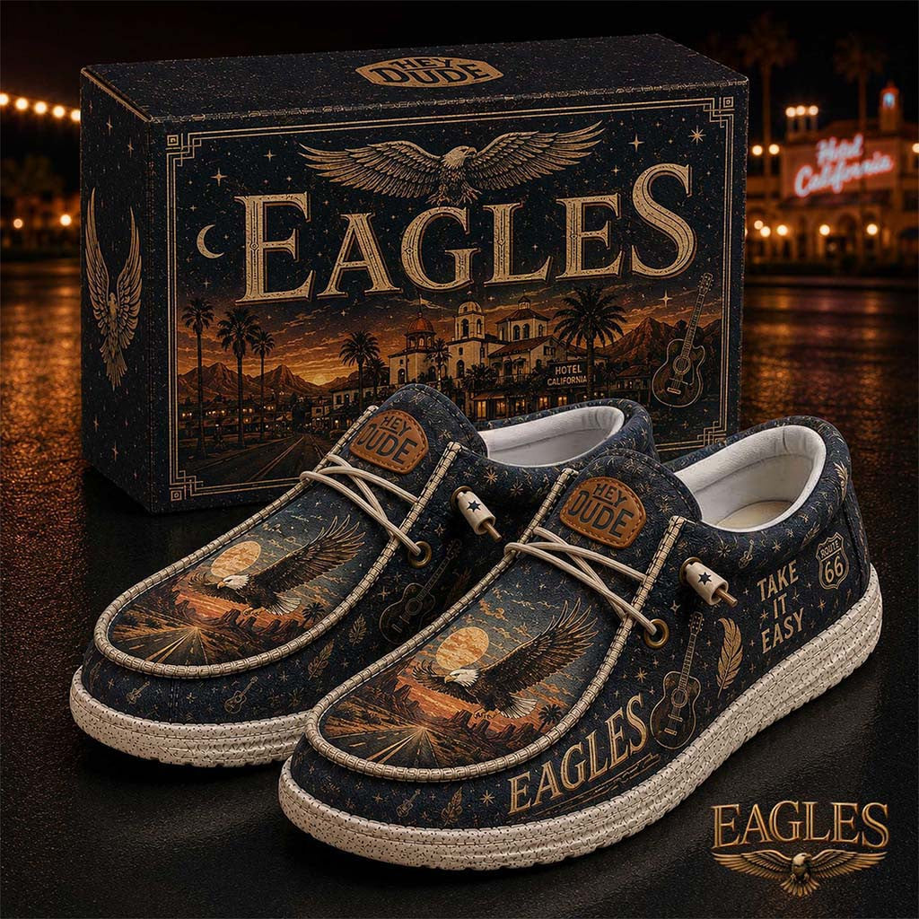 Eagles Take It Easy Shoes Eagles Band Merch Present For Music Lovers - Merchluma