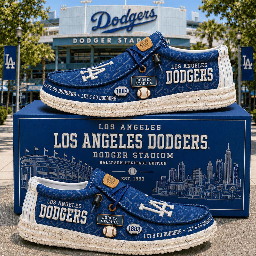 Los Angeles Dodgers Merch 2026 Let's Go Dodgers Shoes Game Day Gift For Baseball Fans - Merchluma