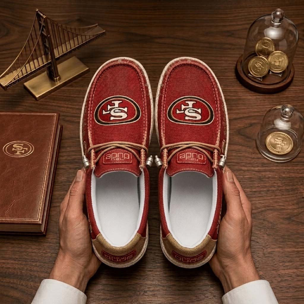 San Francisco 49ers Shoes 2026 Game Day SF 49ers Merch Present For Football Lovers - Merchluma