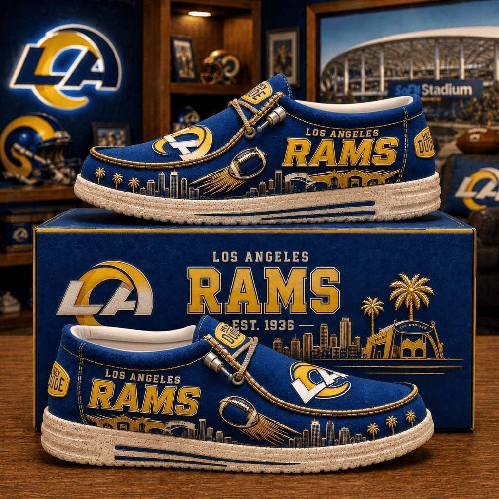 Los Angeles Rams Merch 2026 Skyline City Shoes Game Day Gift For Football Lovers - Merchluma